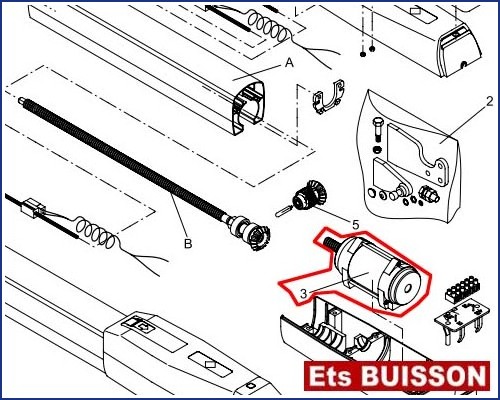 BENINCA DU.3524 - Moteur N°3 Ref. 9686079